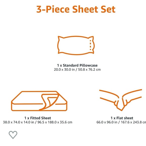 Microfibre sheet set twin size blue floral print BNIB - Picture 3 of 5